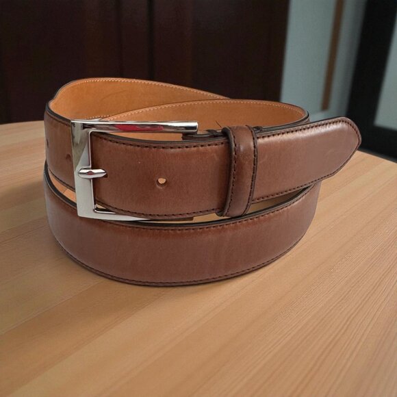 To Boot New York Adam Derrick Tan Brown Leather Belt 40 - Picture 1 of 4
